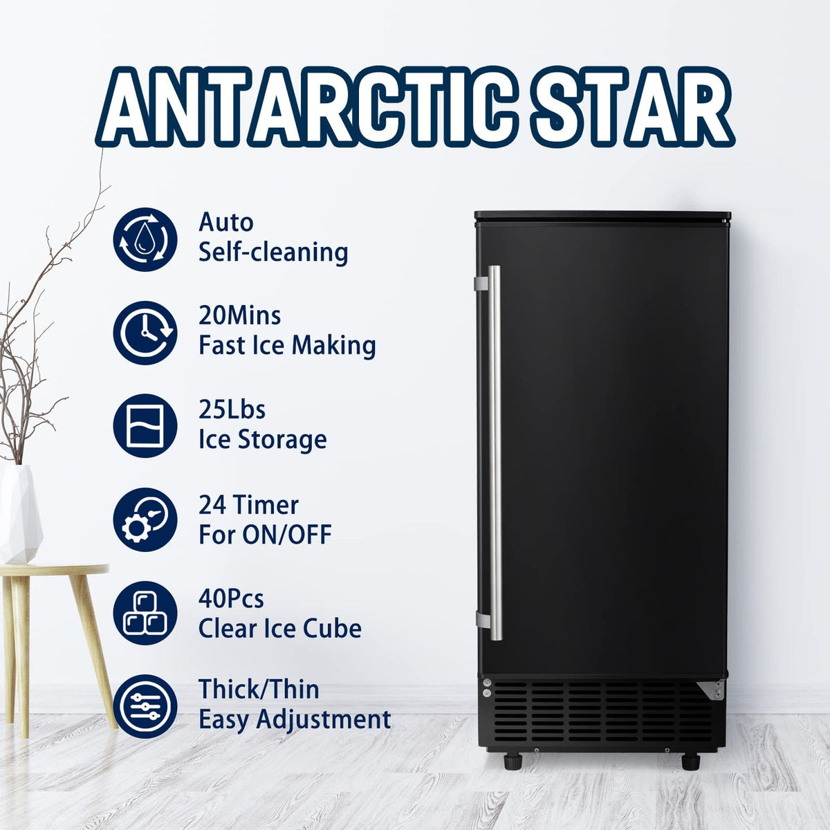 Commercial Ice Maker Machine – Freestanding & Built-In Design