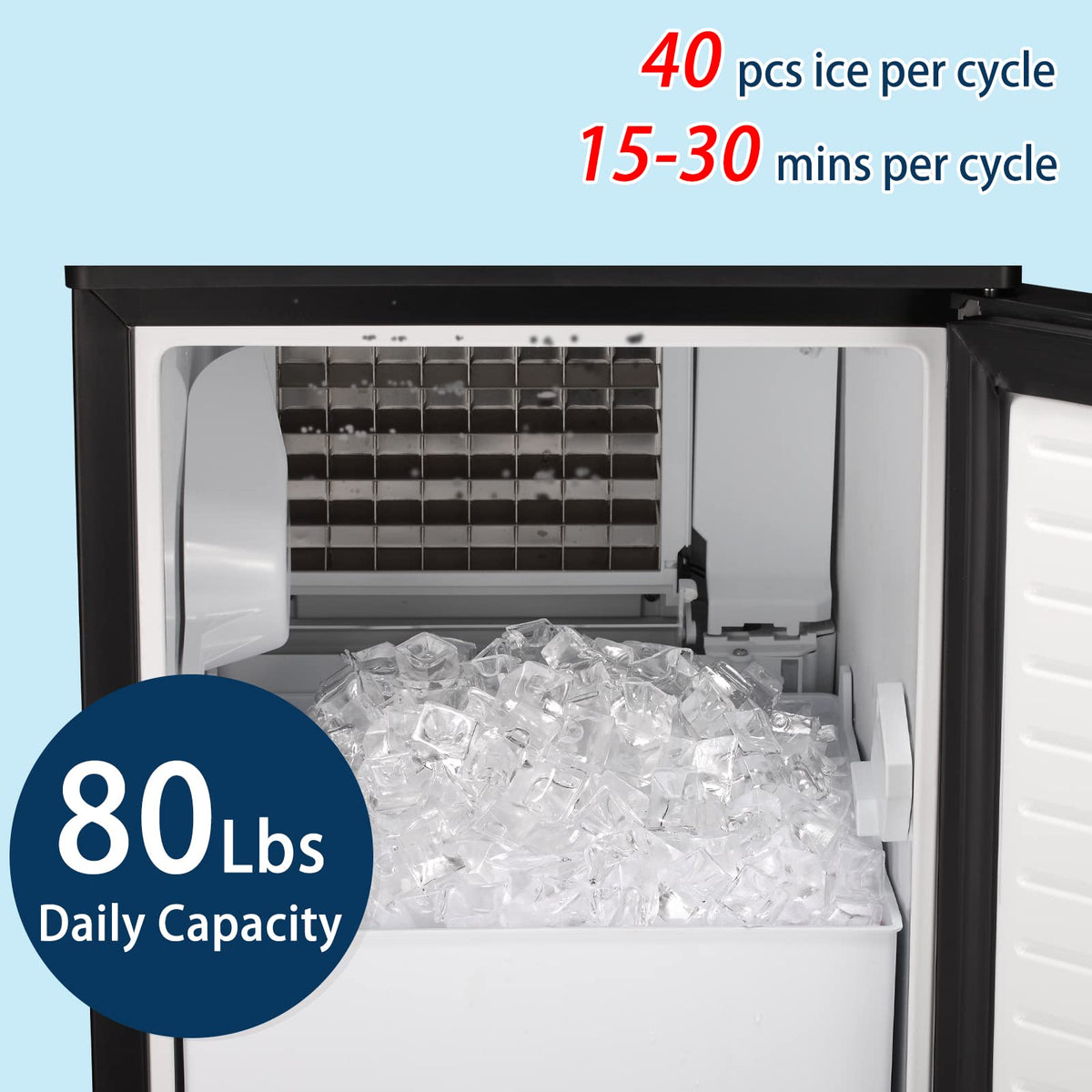 Commercial Ice Maker Machine – Freestanding & Built-In Design