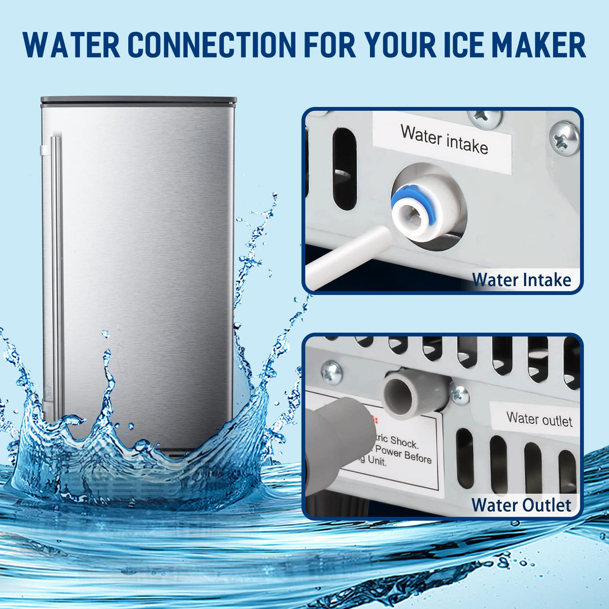 Commercial Ice Maker Machine – Freestanding & Built-In Design
