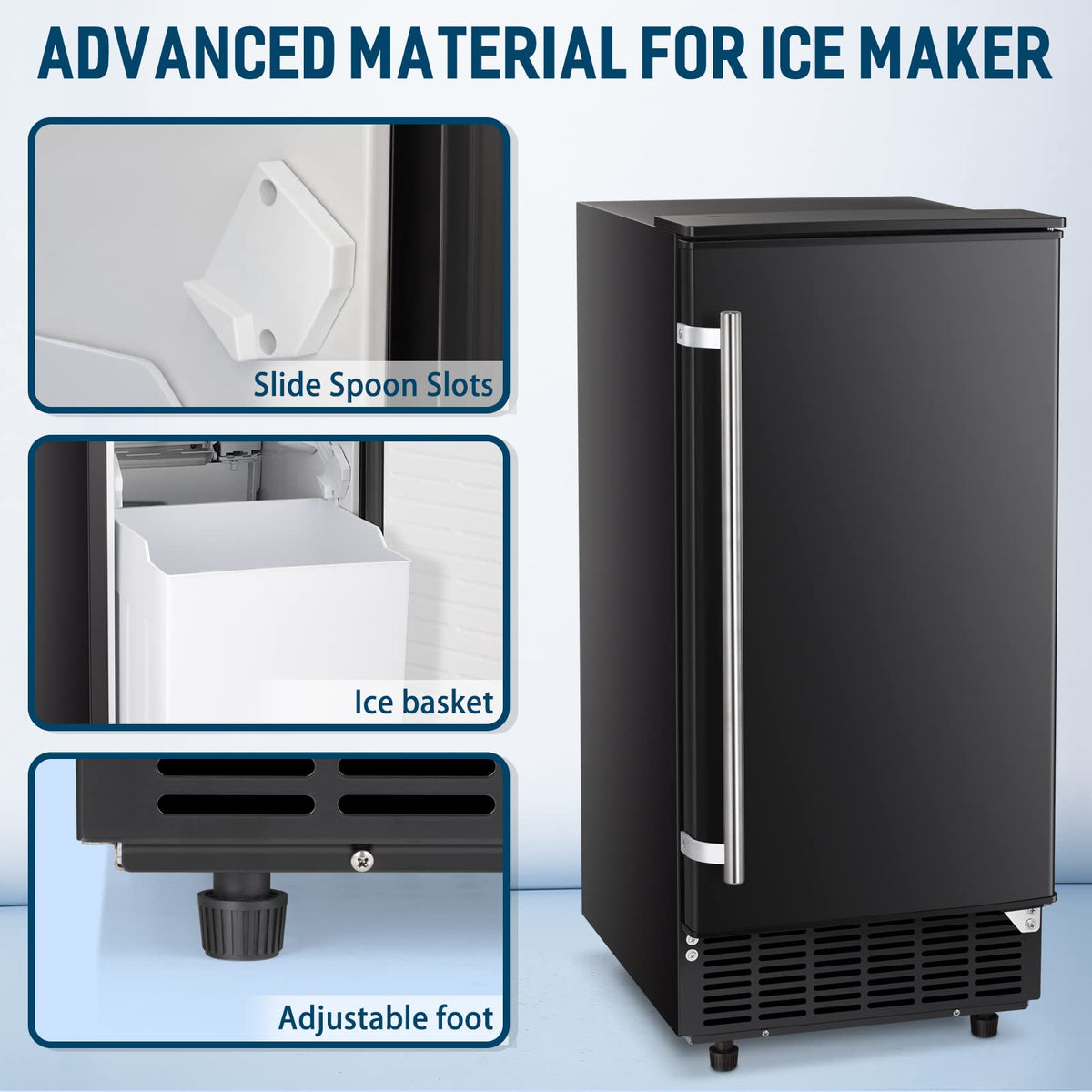 Commercial Ice Maker Machine – Freestanding & Built-In Design